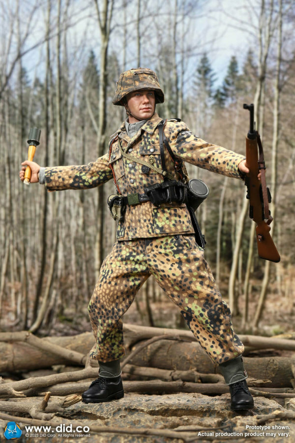 DID : 1/6 D80171 二戰德軍第12裝甲師MG43步槍射手 - 里奥