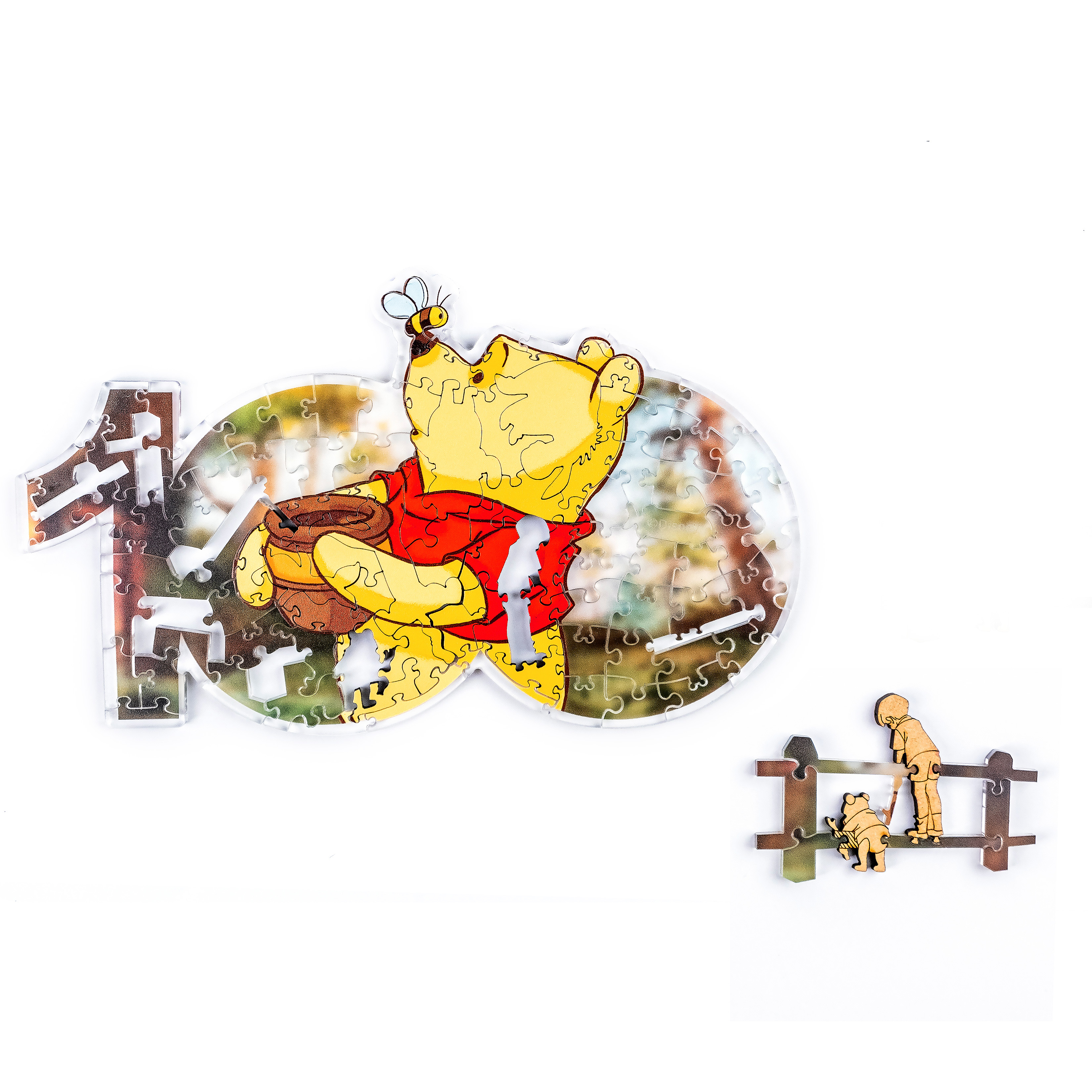 小熊維尼款紀念木拼