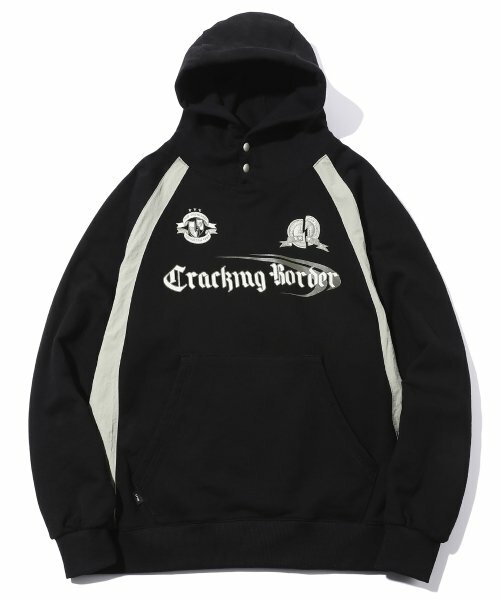 【CPGN STUDIO】23FW★ Cracking Raglan Long Sleeve CPGN STUDIO Cracking Snap Raglan Hoodie