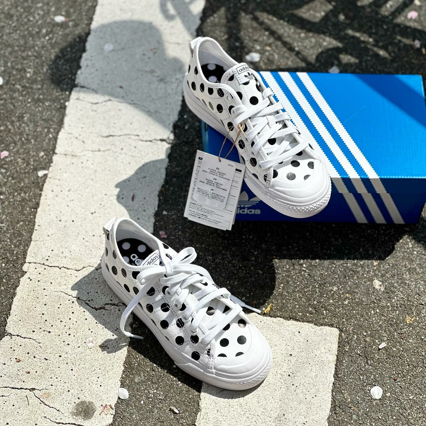 Adidas Originals Nizza RF 日本限定 白色 圓點 基本款 帆布鞋 ID5115