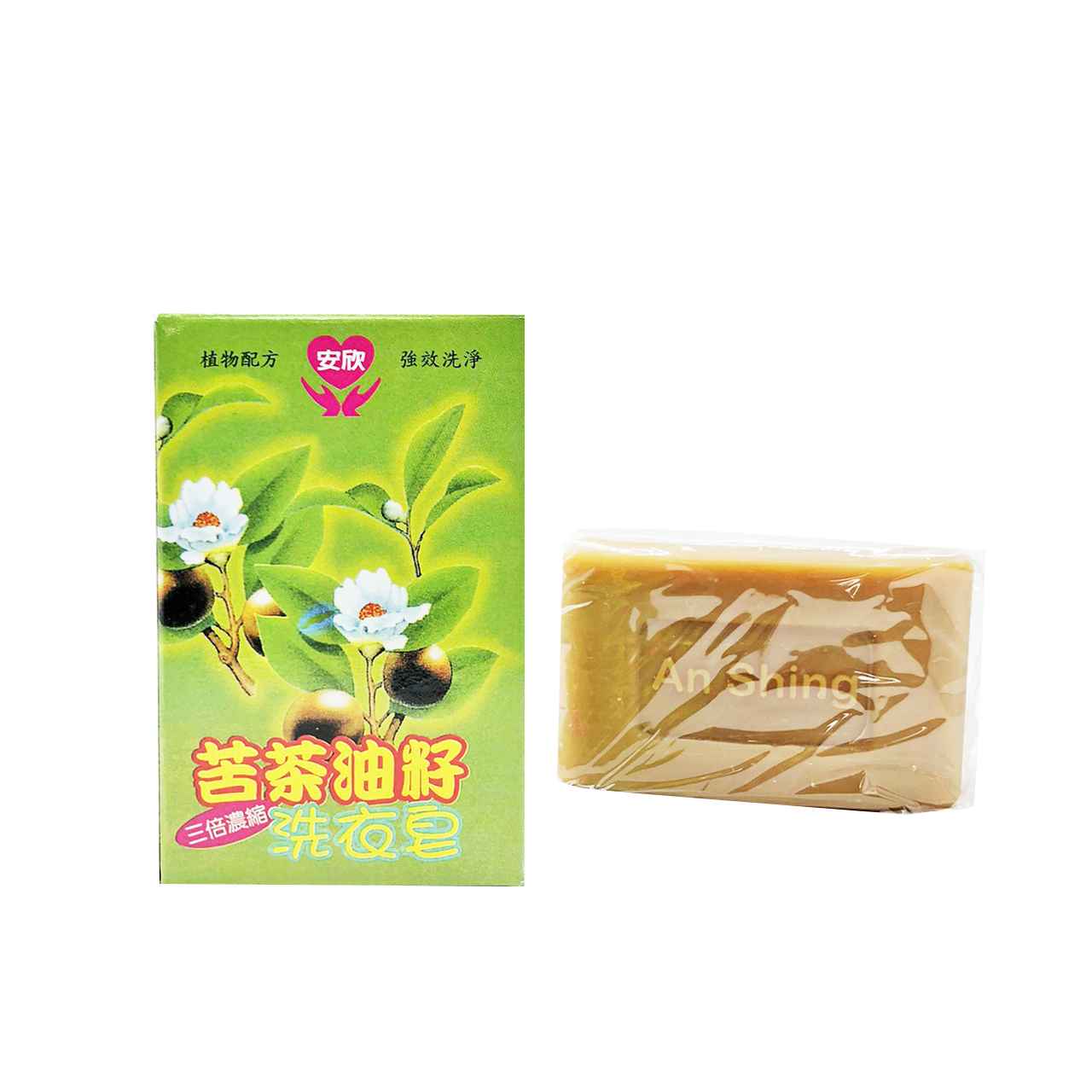 安欣二姑生技 - 苦茶油籽三倍濃縮洗衣皂180g