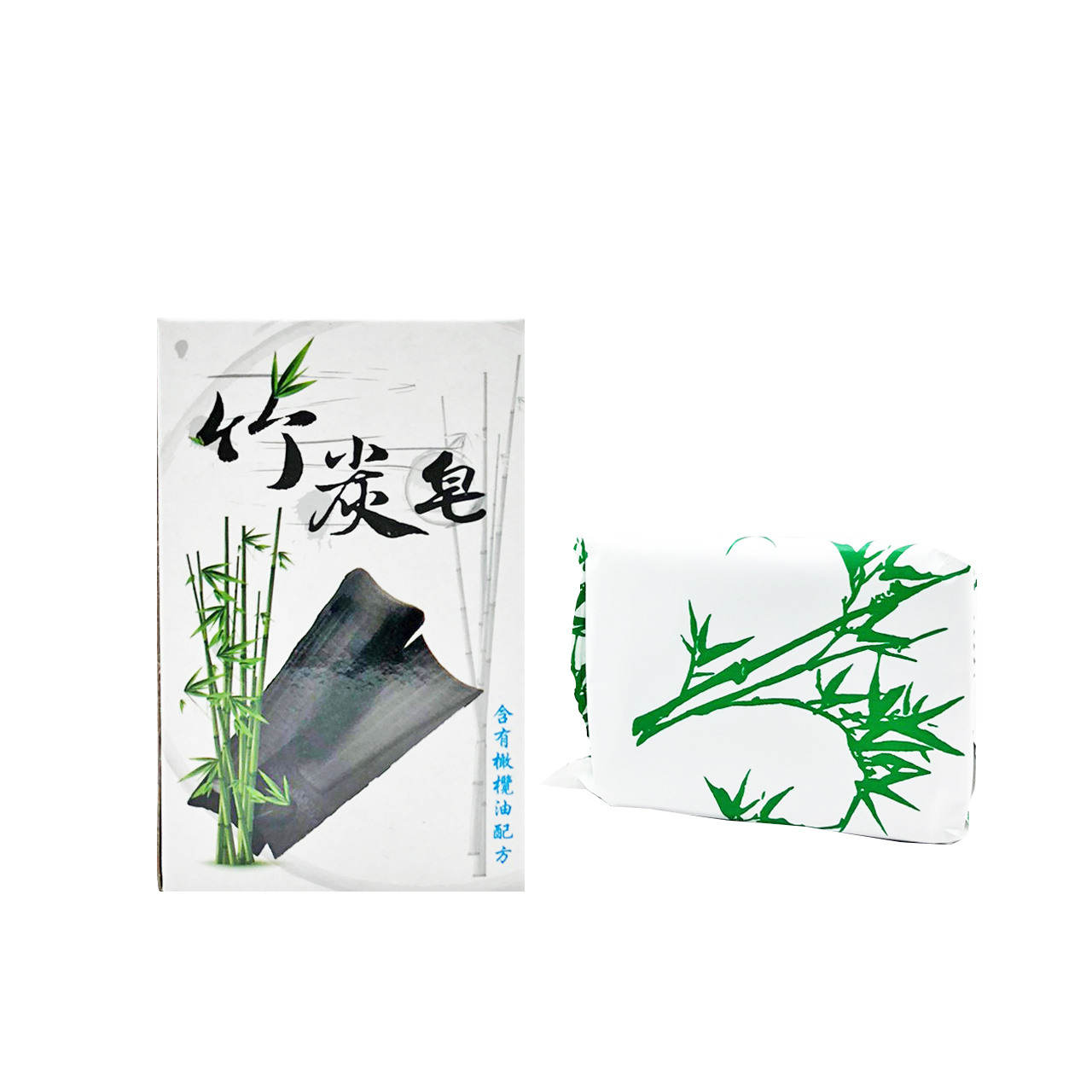 安欣二姑生技 -  竹炭橄欖皂120g