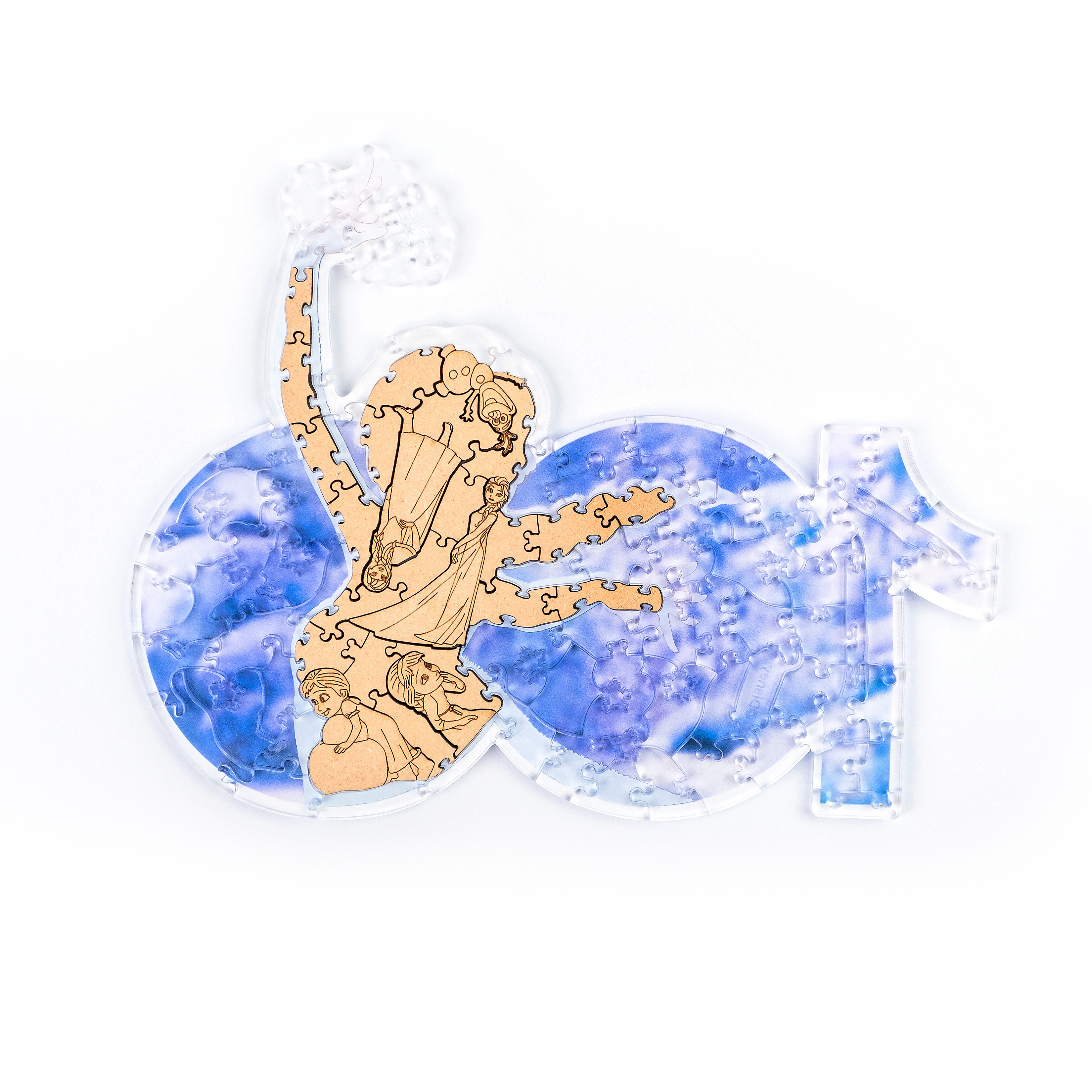 艾莎款紀念木拼