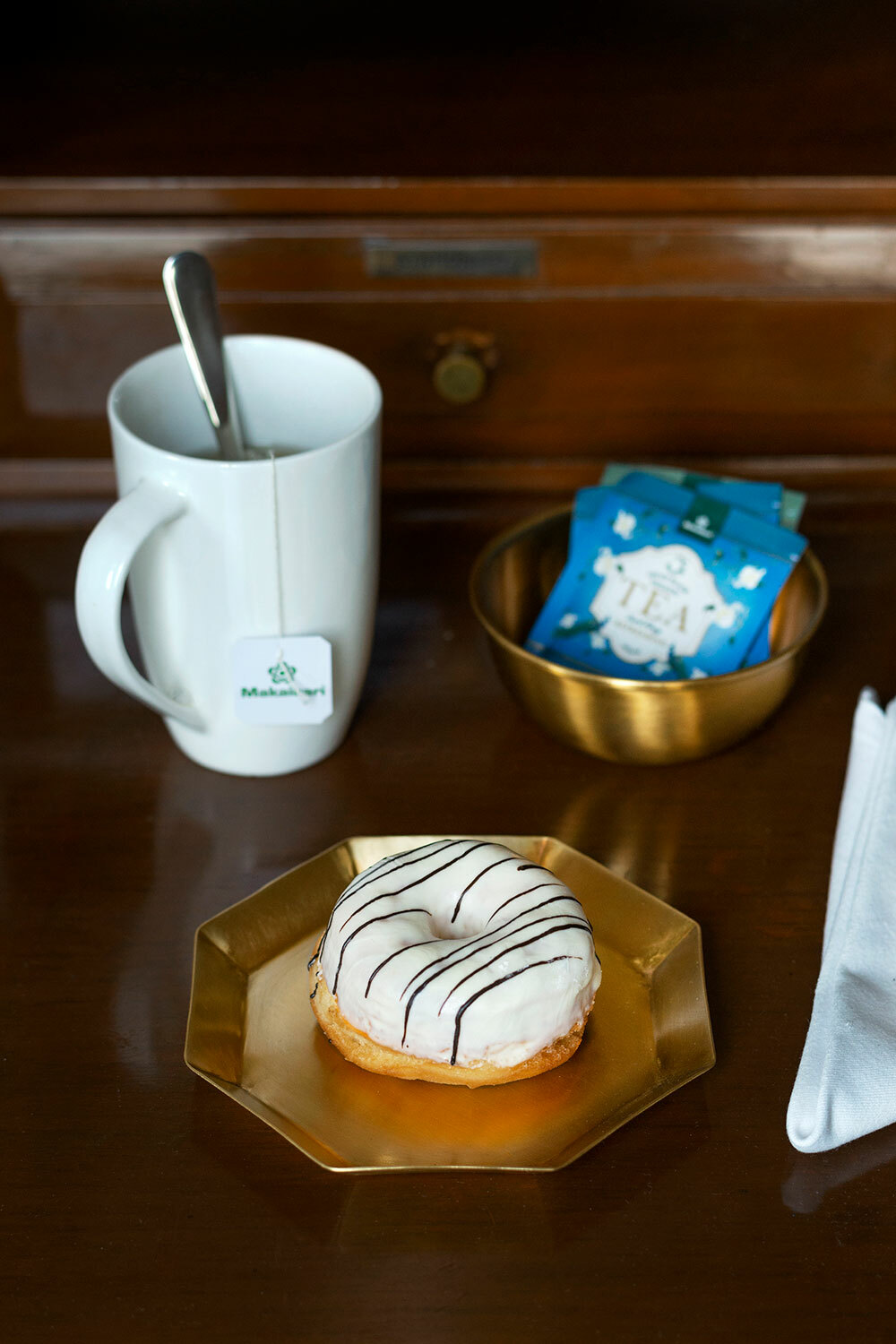 fog - 黃銅八角盤 / M