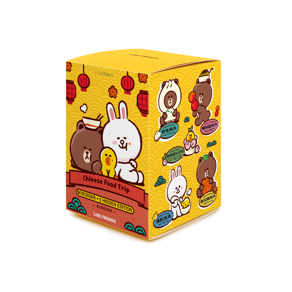 LINE FRIENDS 中式餐點系列 盒玩公仔(單入隨機款)