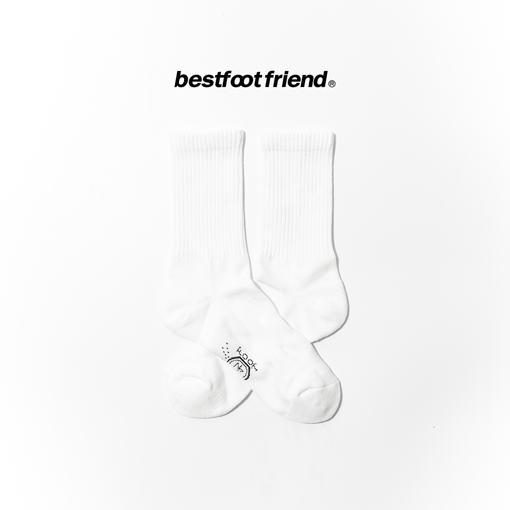 BFF Symptom Socks Good Pure Natural 黑色 白色 好 中筒襪 長襪【BF23099】