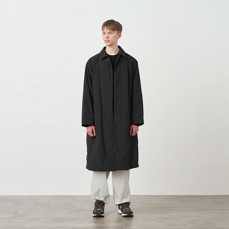 ATON Techno Cotton Padded Coat Black