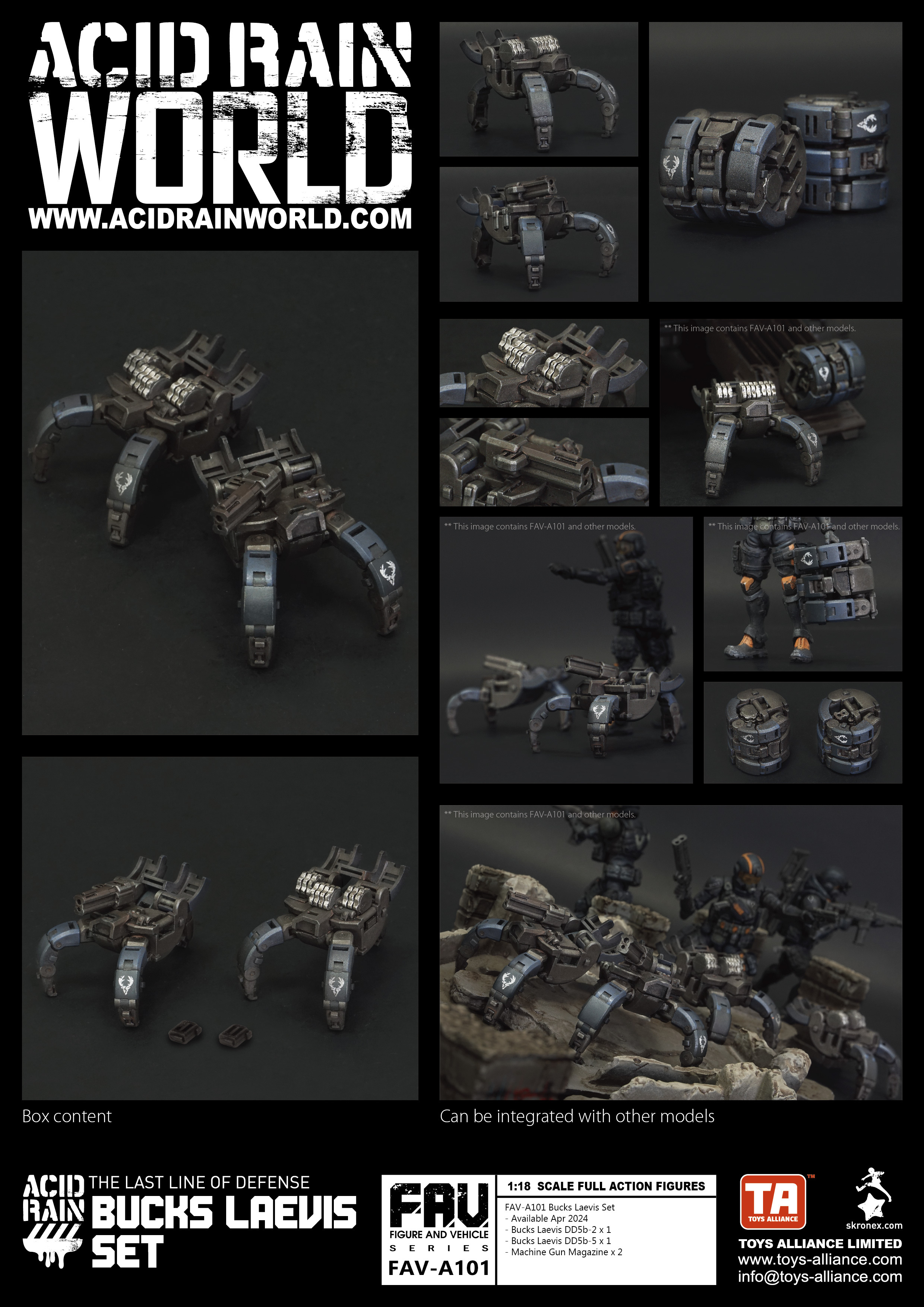 Toys Alliance Acid Rain FAV-A101 公鹿鼠婦套裝