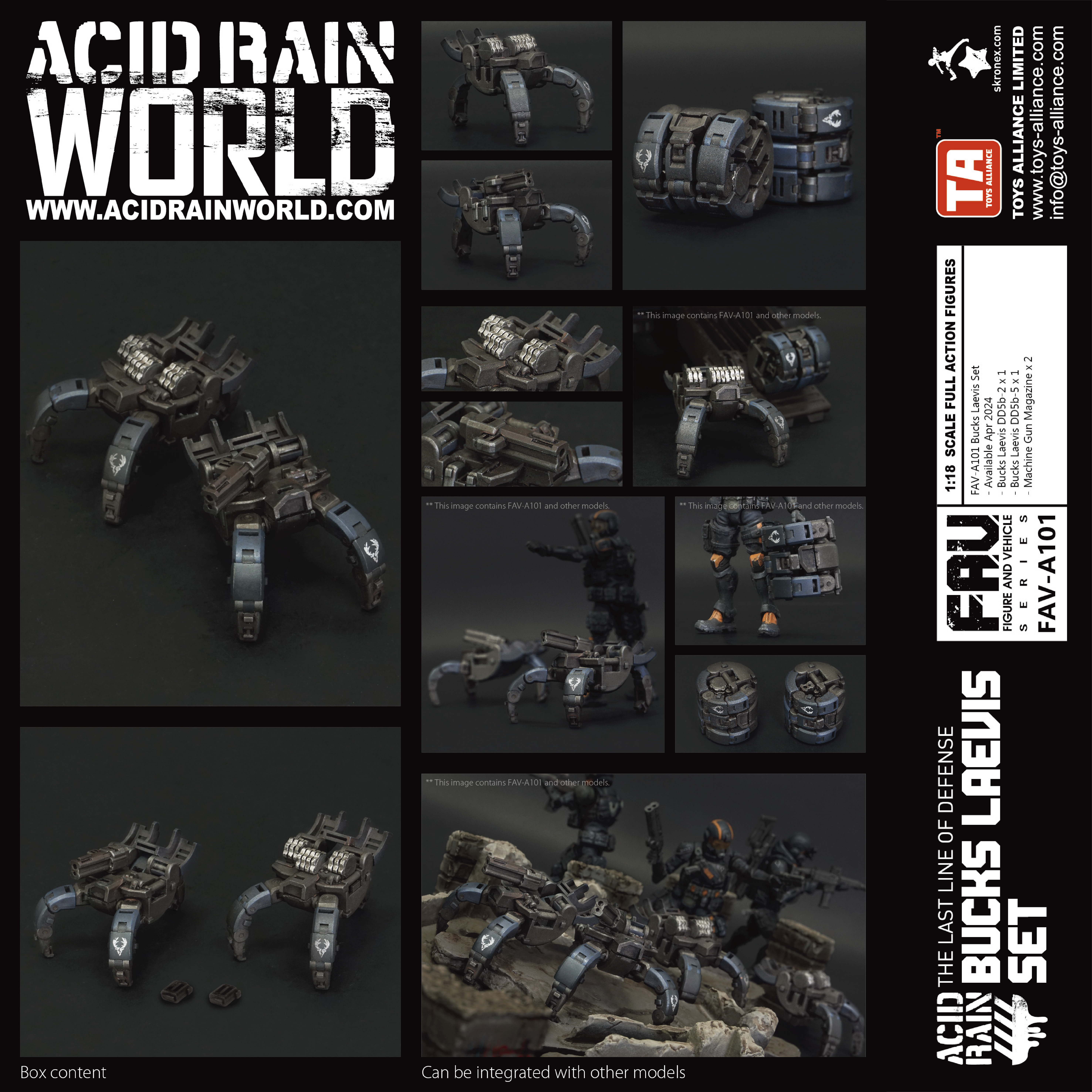 Toys Alliance Acid Rain FAV-A101 公鹿鼠婦套裝