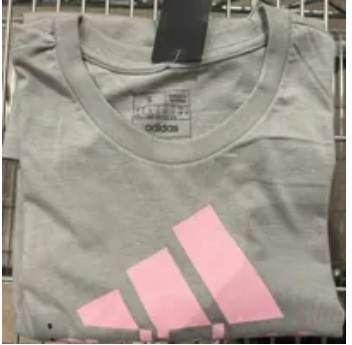 [S] ADIDAS W BOS LOGO T-SHIRT,GREY, IZ2848 (SAD84)