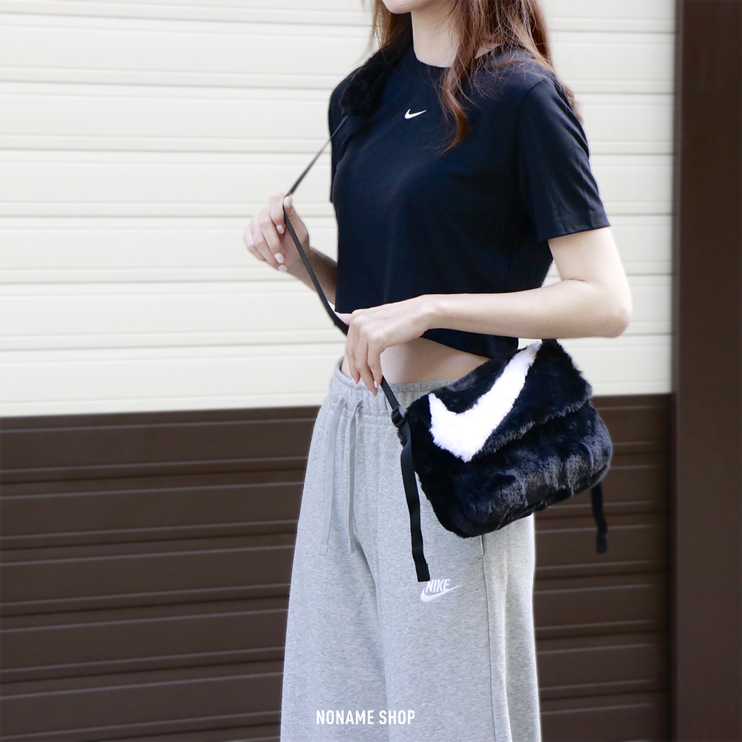 NIKE FUTRUA 365 側背包 絨毛 毛茸茸 小包 兩色