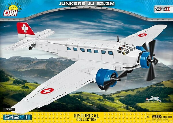 Cobi: Small Army Planes 5711 Junkers JU-52/3M (542pcs)