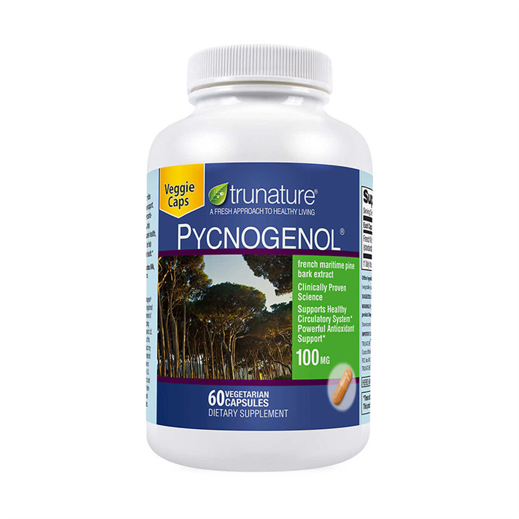 Trunature Pycnogenol 100 mg., 60 Vegetarian Capsules
