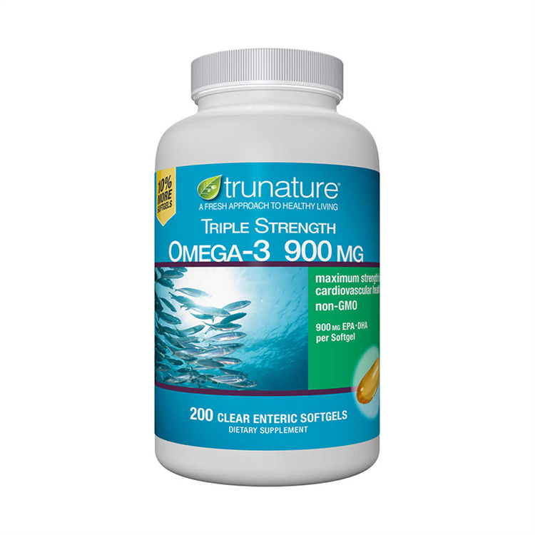 Trunature Triple Strength Omega-3 900 mg , 200 Softgels (EXP : 04/2029)