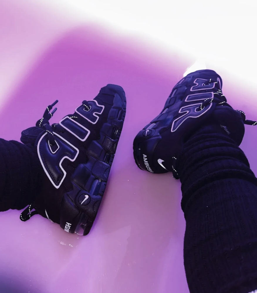 【APAIR】預購 Ambush x Nike Air more uptempo low  “limestone” 黑白 大air FB1299-001