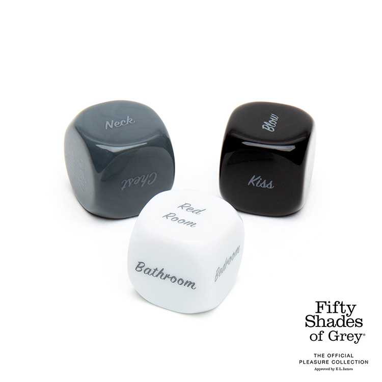 格雷的五十道陰影 Play Nice 情趣遊戲骰子-3入