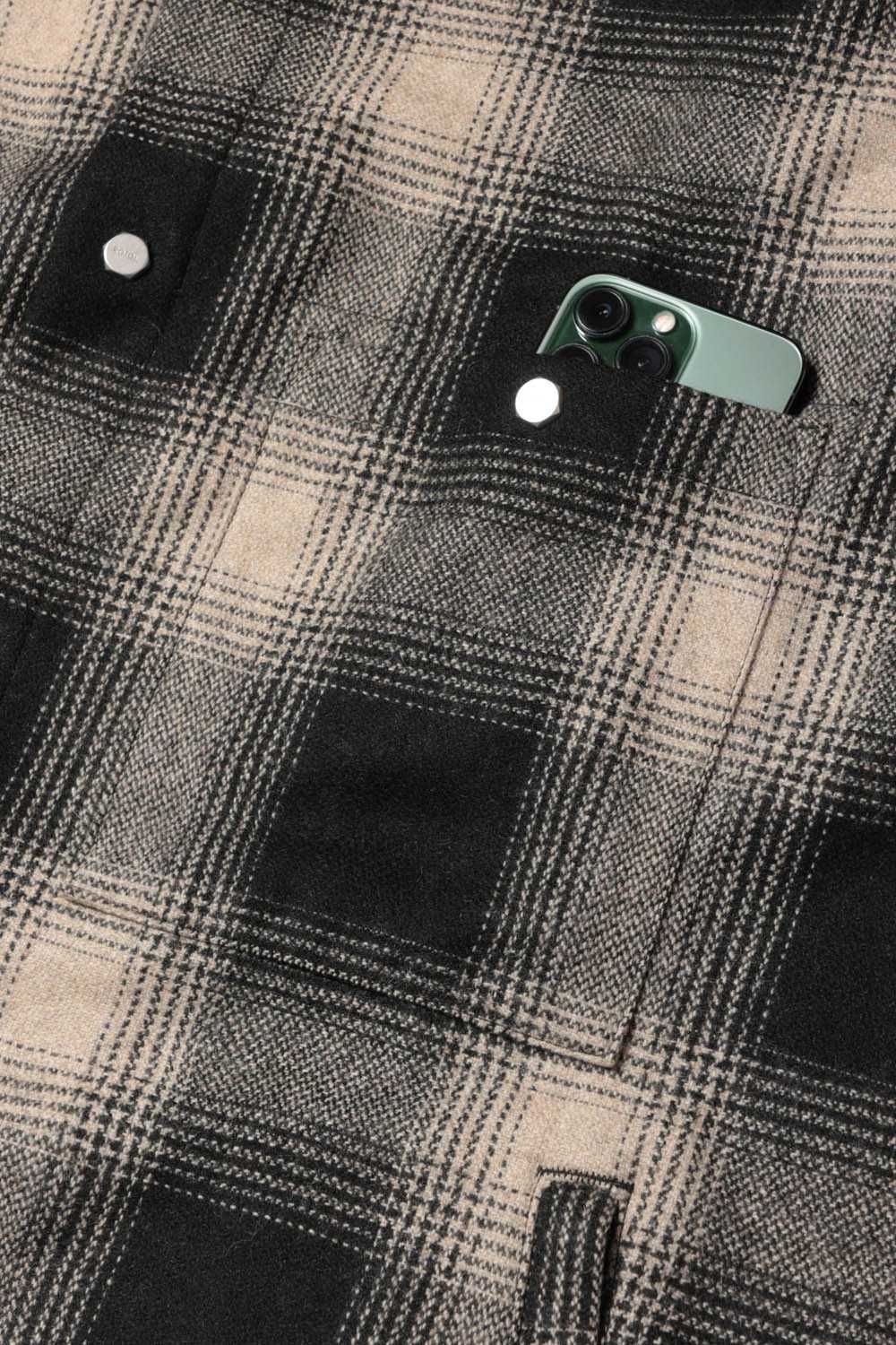 トップス ROTOL SNAP BUTTON SHIRT OMBRECHECK ROTOL / SNAP BUTTON SHIRT - OMBRE CHECK