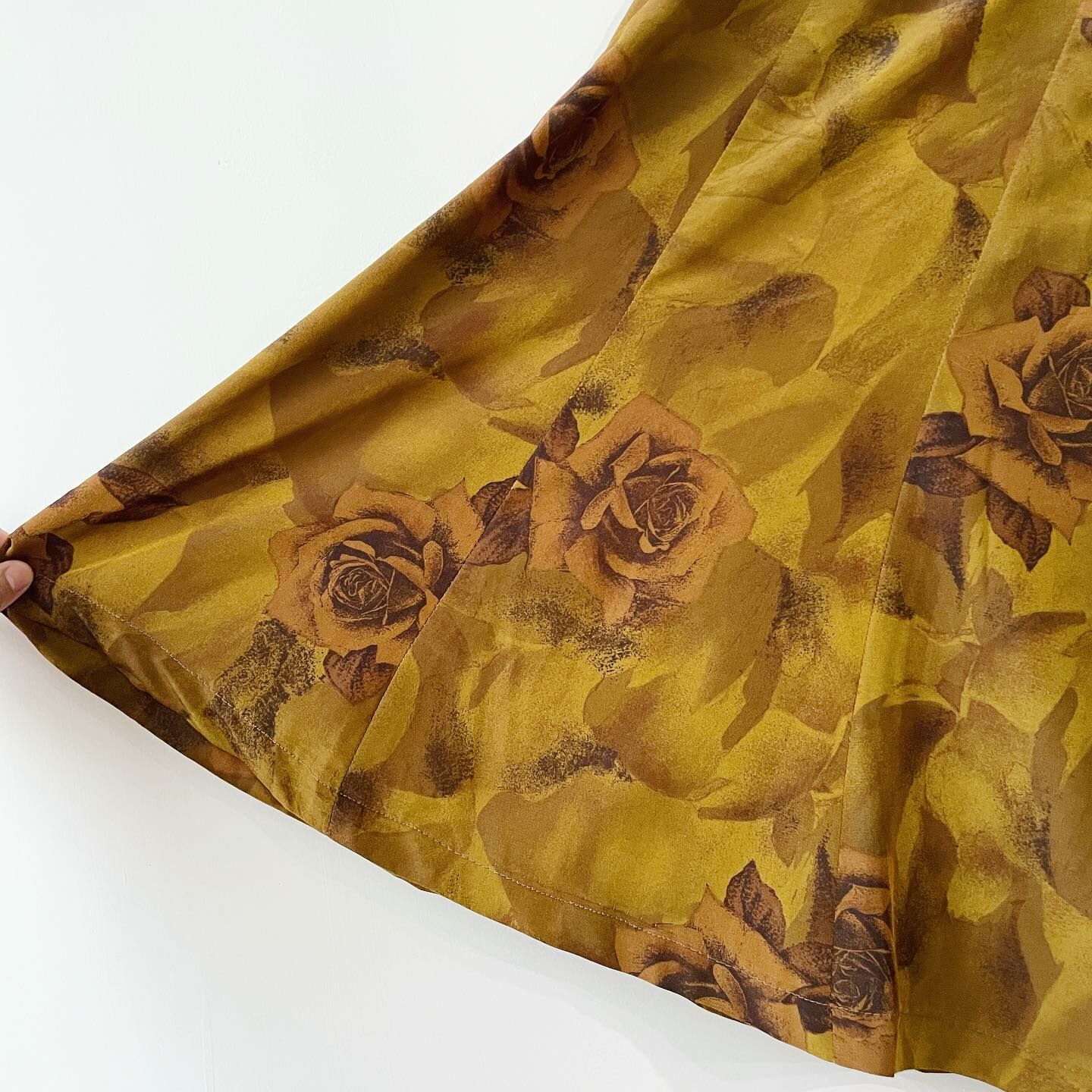 日本製浪漫黃玫瑰半身裙