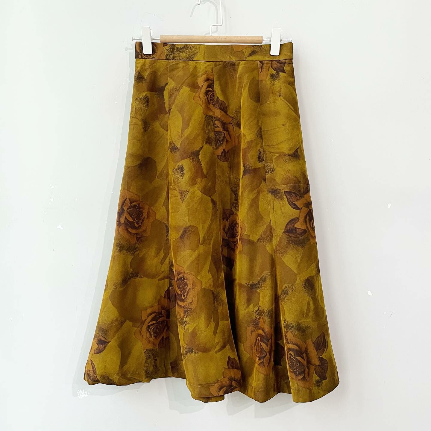 日本製浪漫黃玫瑰半身裙