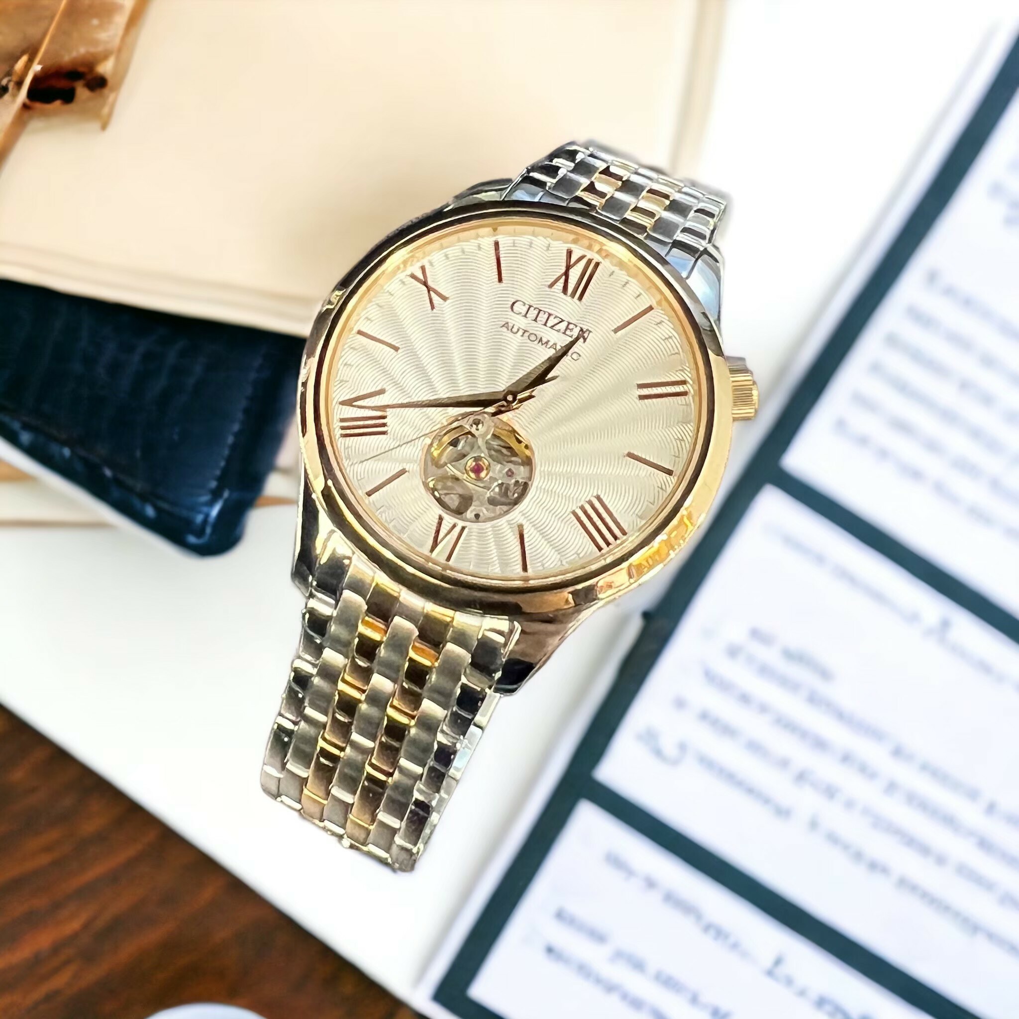 【CITIZEN 星辰】Mechanical 時尚機械腕錶 NH9136-88A 40mm 現代鐘錶