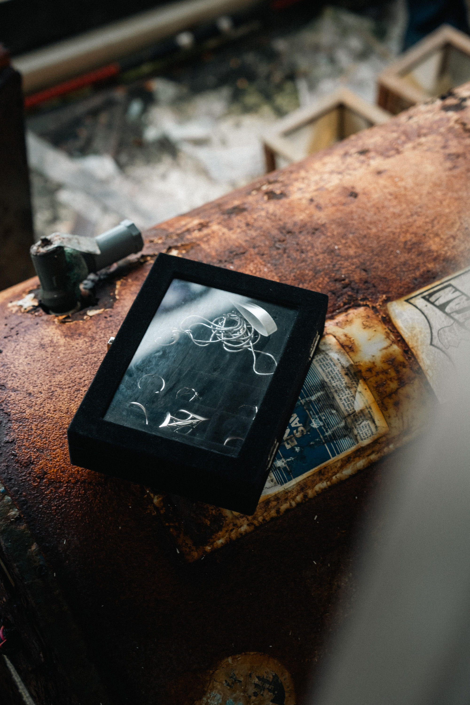 【BLUZ】飾品收納盒 黑絨布 飾品盒