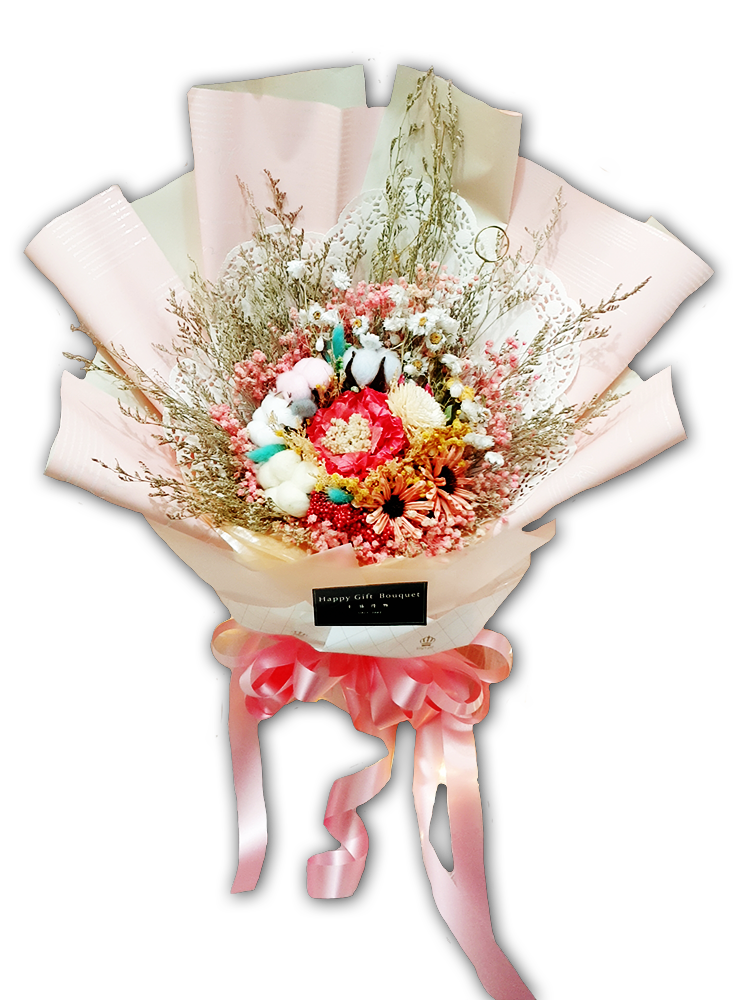 蕾絲永生乾燥花束,桃園乾燥花,桃園花店,桃園婚禮小物,幸福禮物婚禮小物花店,dryflower bouquet