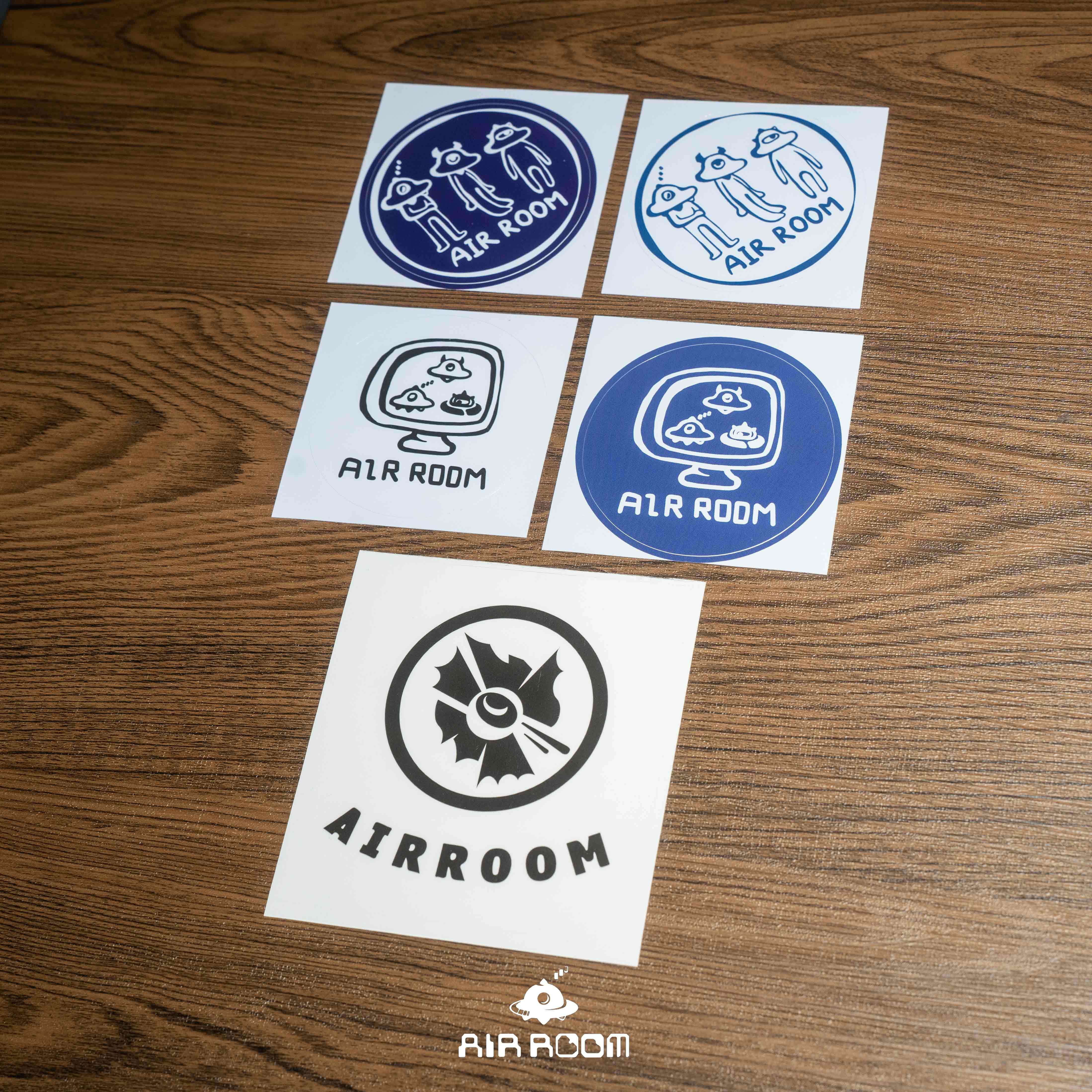 全新 AirRoom Logo 貼紙 五款 外星人 飛碟 電視 現貨