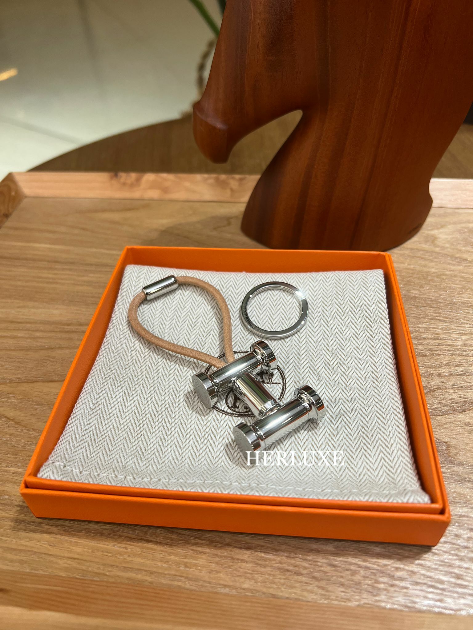 Porte cles mobile H inox