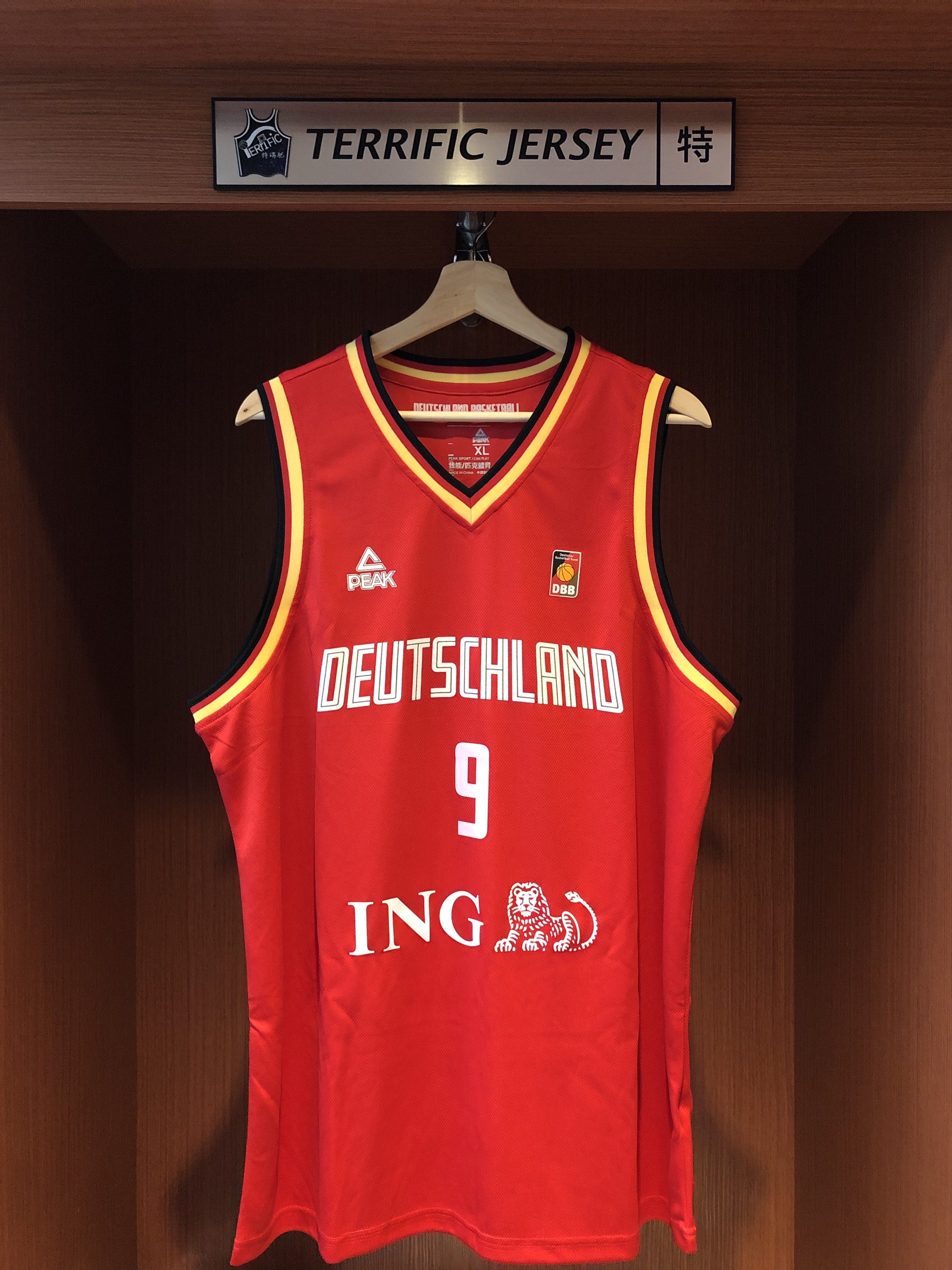 NBA球衣 Franz Wagner 德國國家隊 Peak Replica 球迷版 燙印 全新