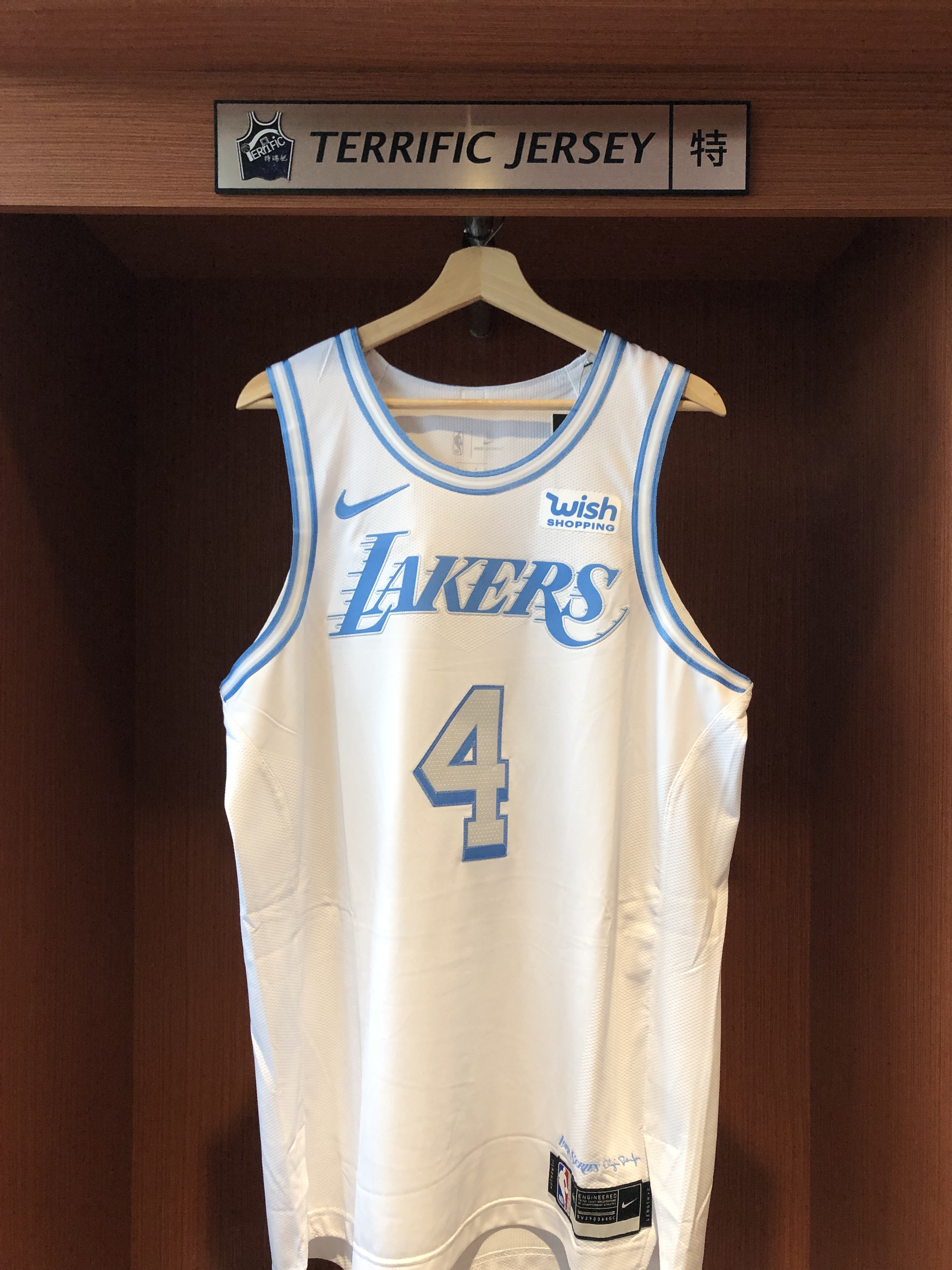 NBA球衣 Alex Caruso 洛杉磯湖人城市 City Nike Authentic 球員版 電繡 含贊助商標 全新