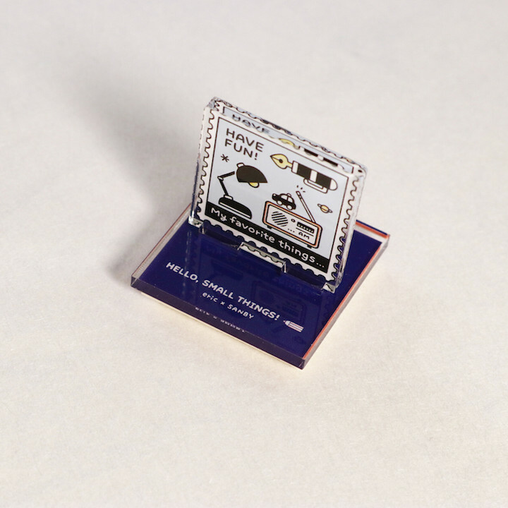 郵票 Eric聯名 壓克力印章｜日本 Sanby