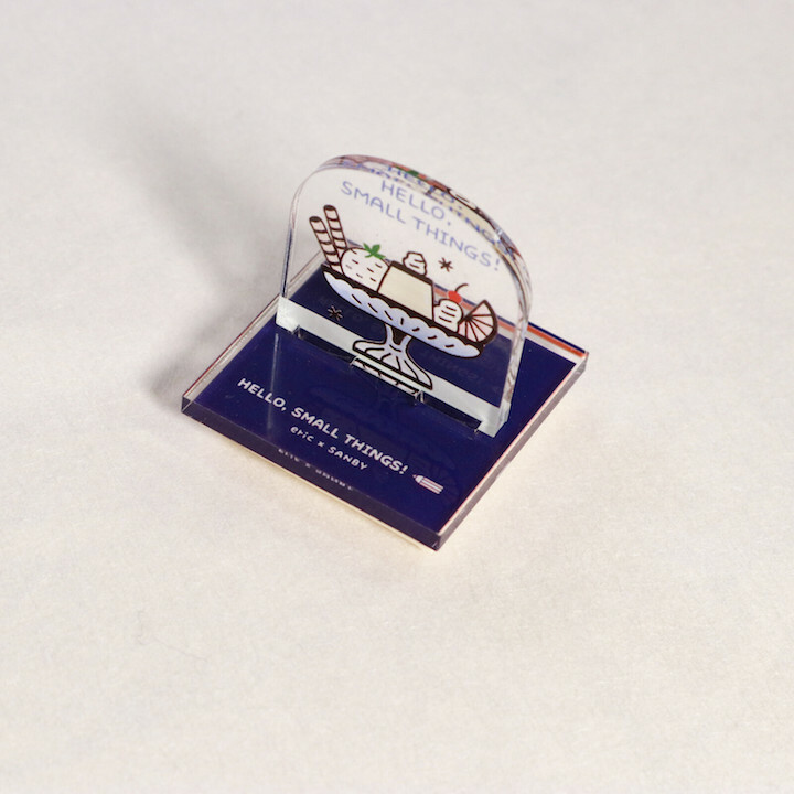 甜點 Eric聯名 壓克力印章｜日本 Sanby