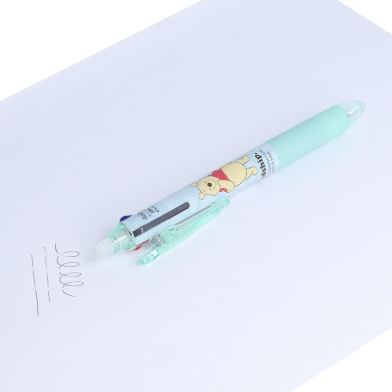百樂 小熊維尼 三色魔擦筆0.38mm｜日本PILOT