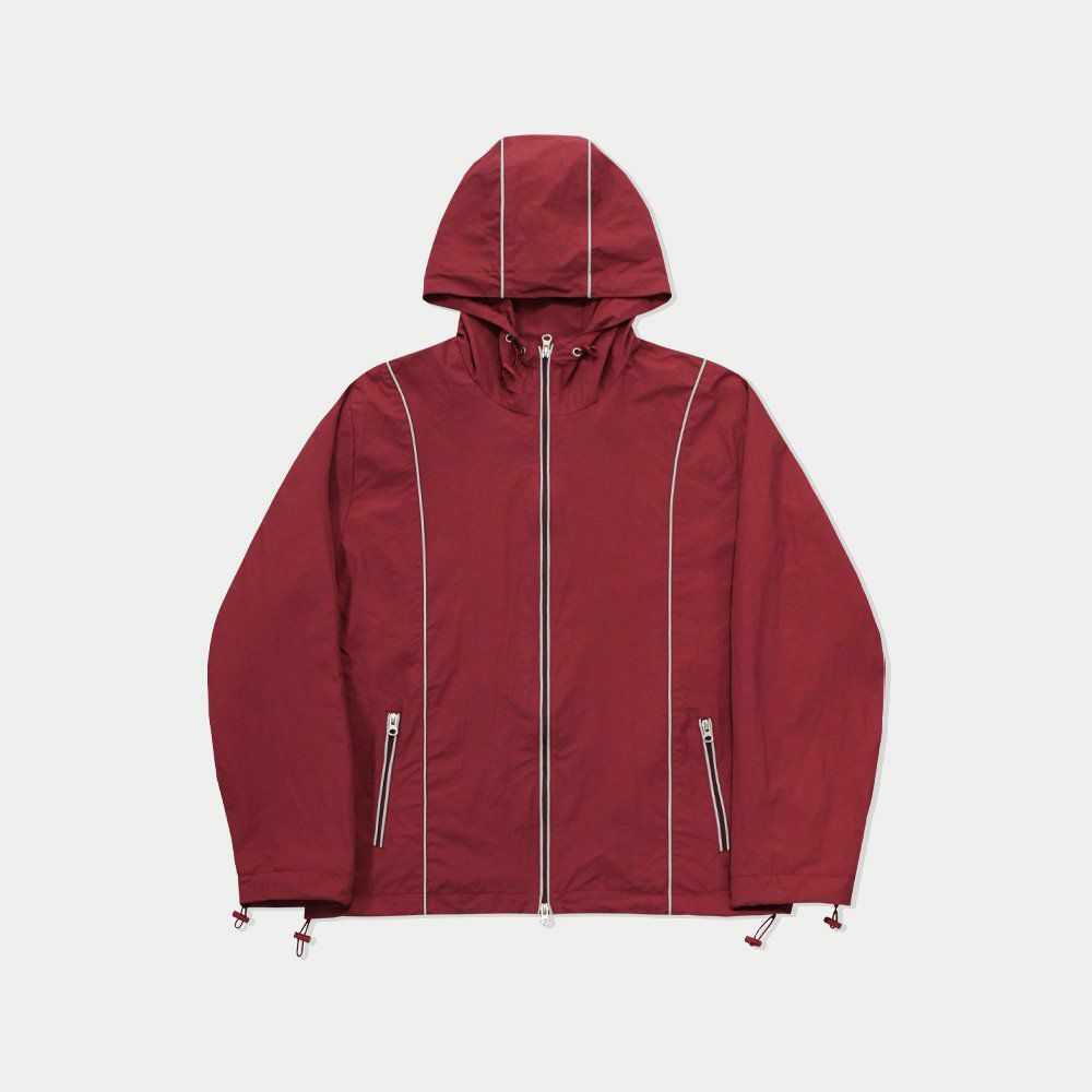 淨色連帽拉鍊外套 OWN-029JK