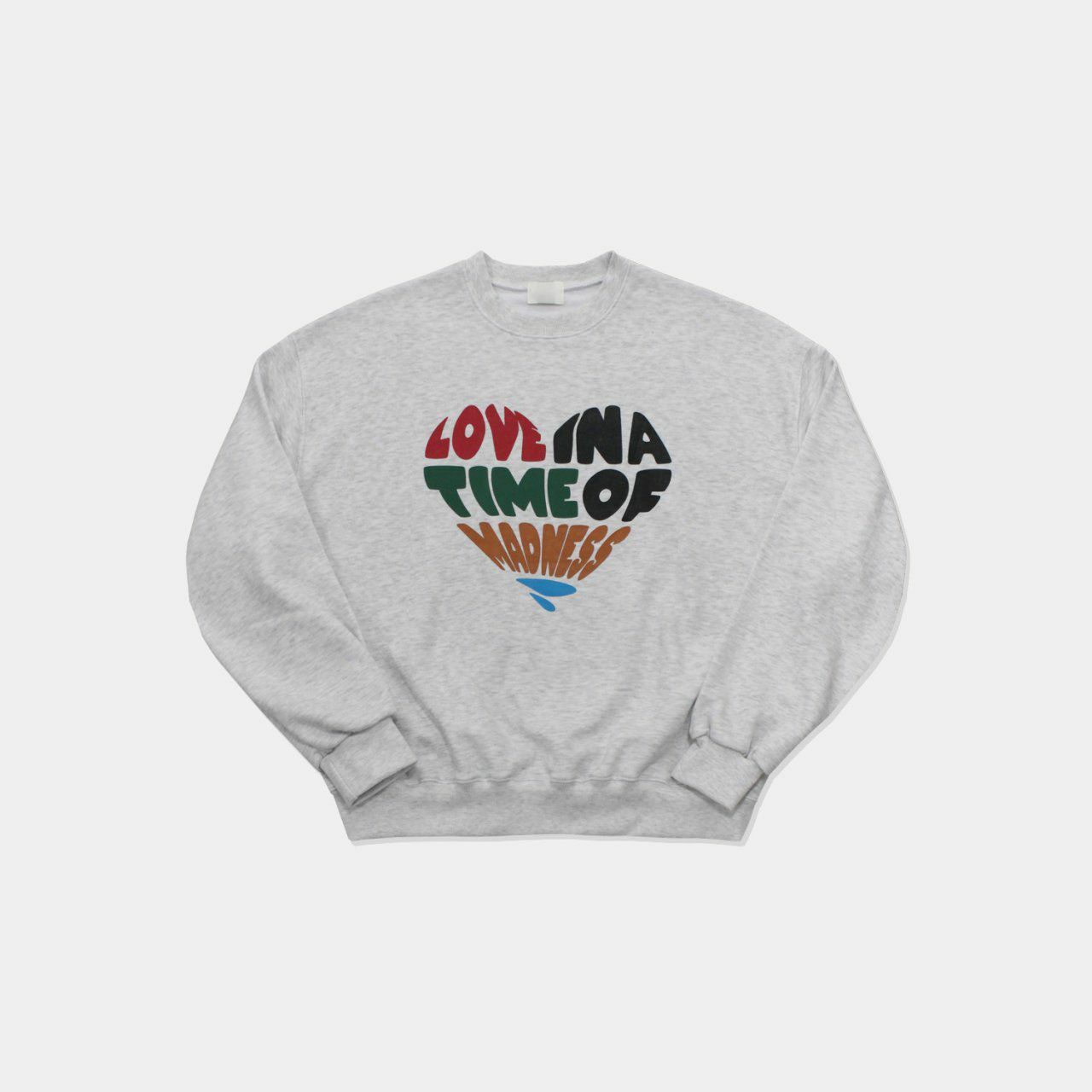 英文字心型圖案衛衣 OWN-031T