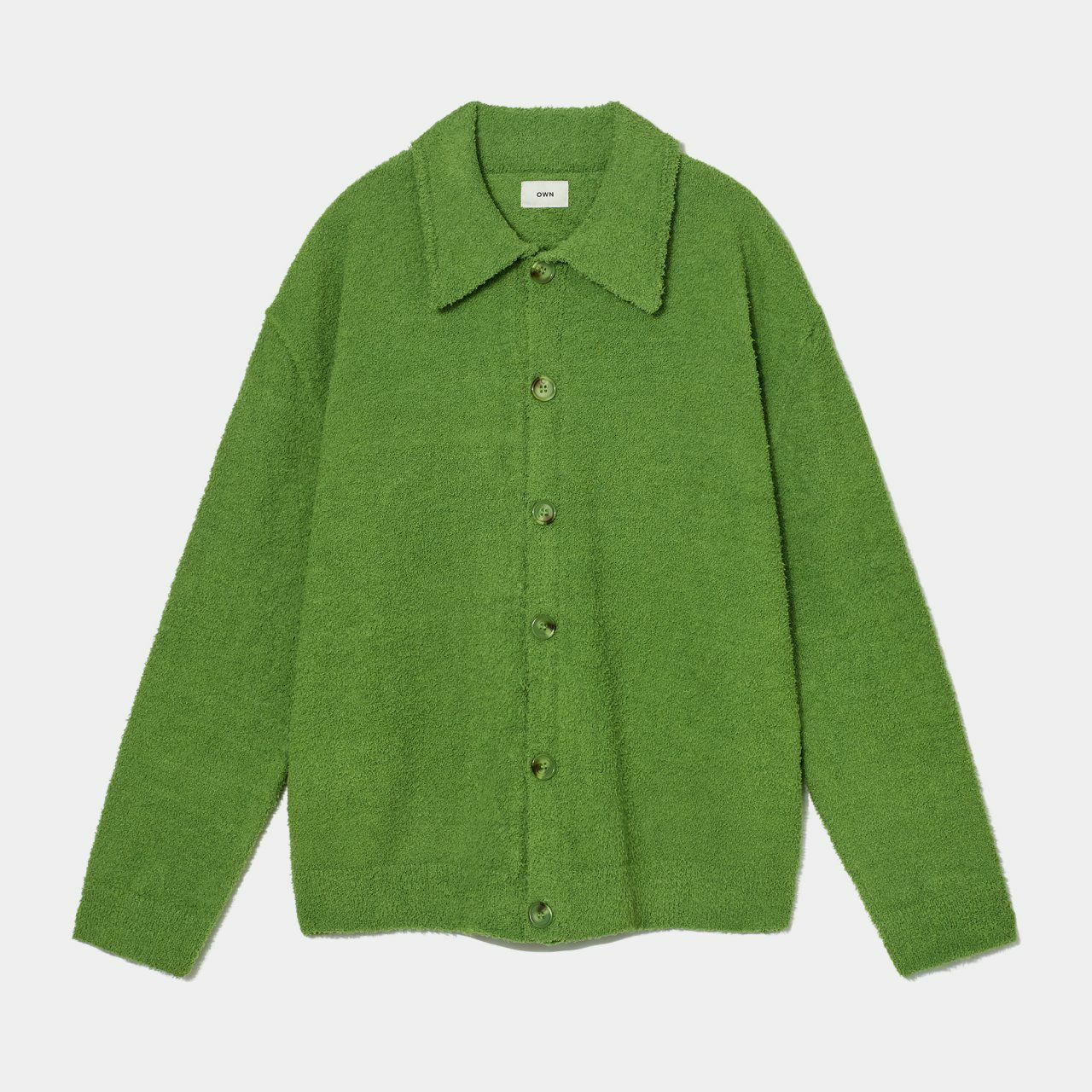 淨色恤衫領開胸外套 OWN-036JK