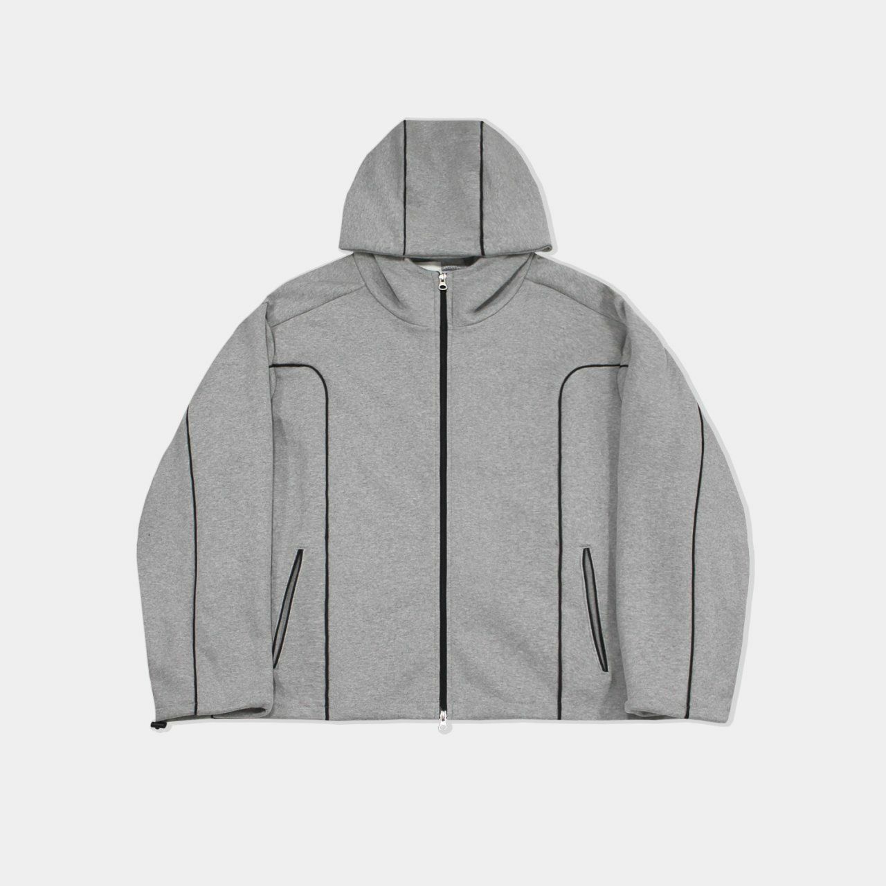 淨色連帽拉鍊外套 OWN-041JK