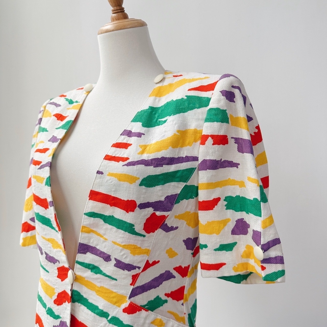 Nina Ricci 古著夏日繽紛色調外套