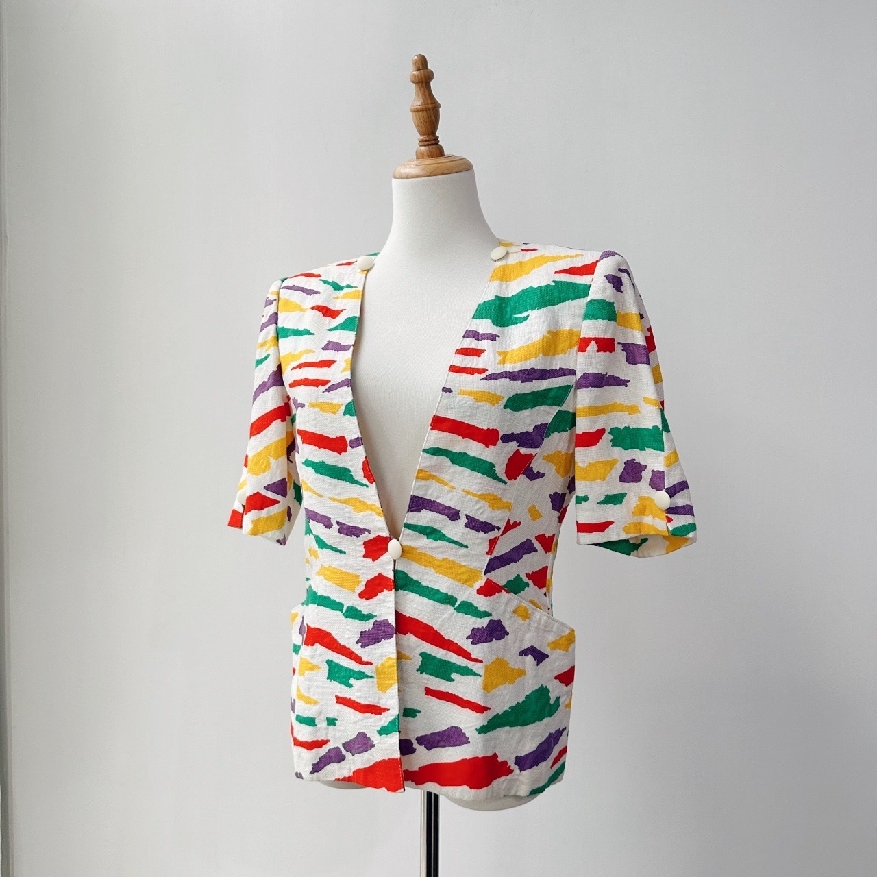 Nina Ricci 古著夏日繽紛色調外套