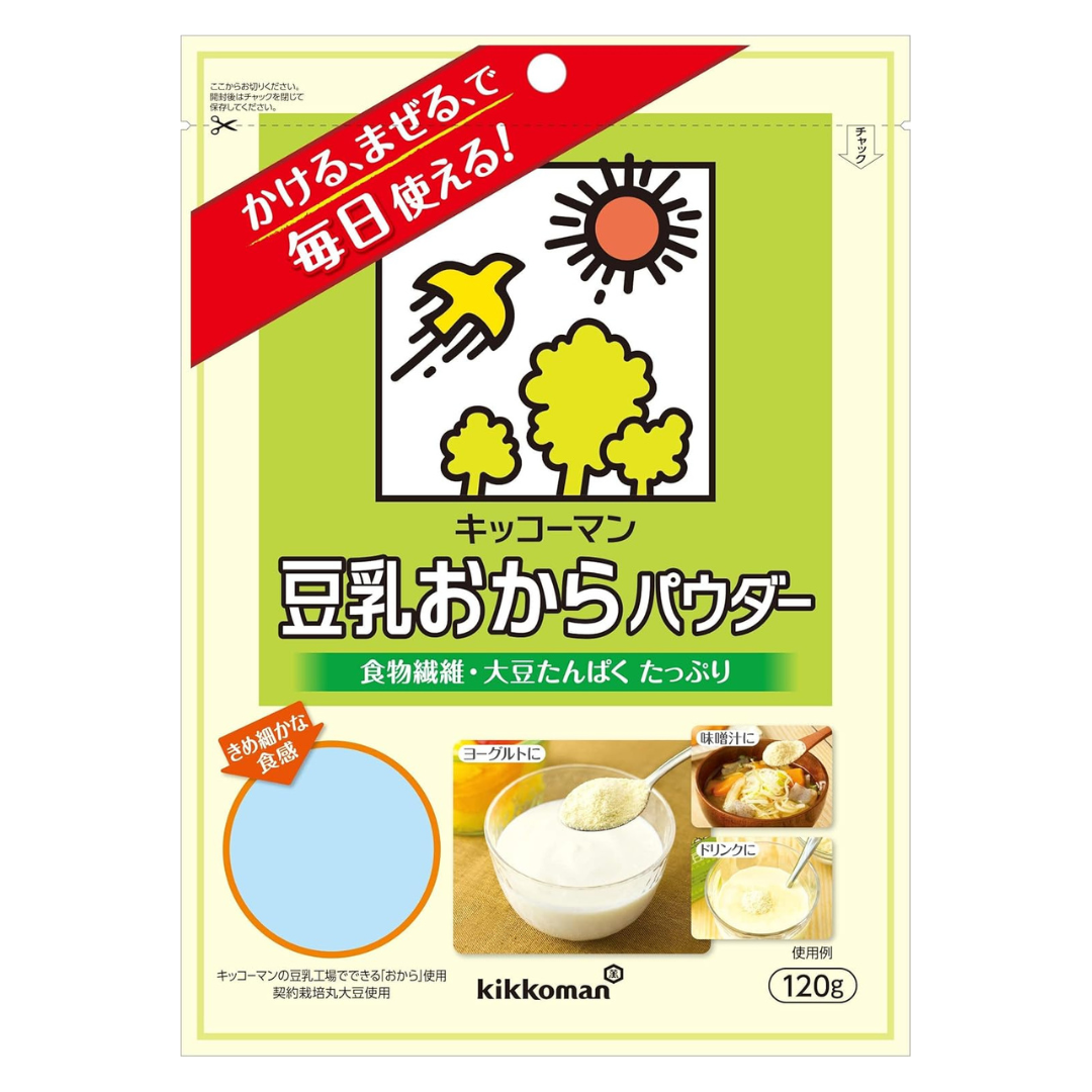 *現貨* Kikkoman 龜甲萬大豆豆渣粉 120g