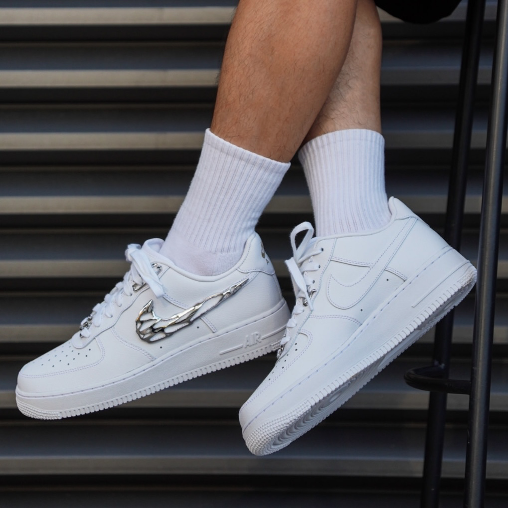 Nike Air Force 1 Low Molten Metal 液態銀鉤 熔化銀 AF1 休閒鞋