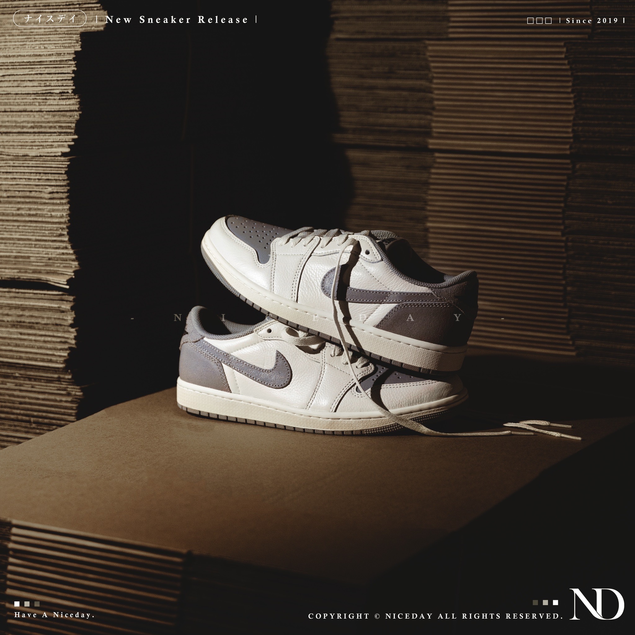 NICEDAY 現貨 Air Jordan 1 OG Atmosphere Grey 灰白 絨面 奶油底 男款 CZ0790-101