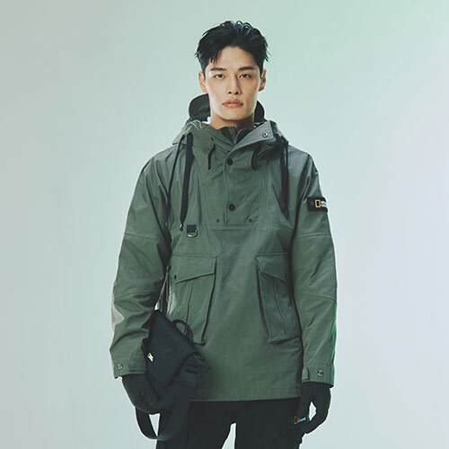VAQUITA Pocket Anorak Jumper - F/KHAKI