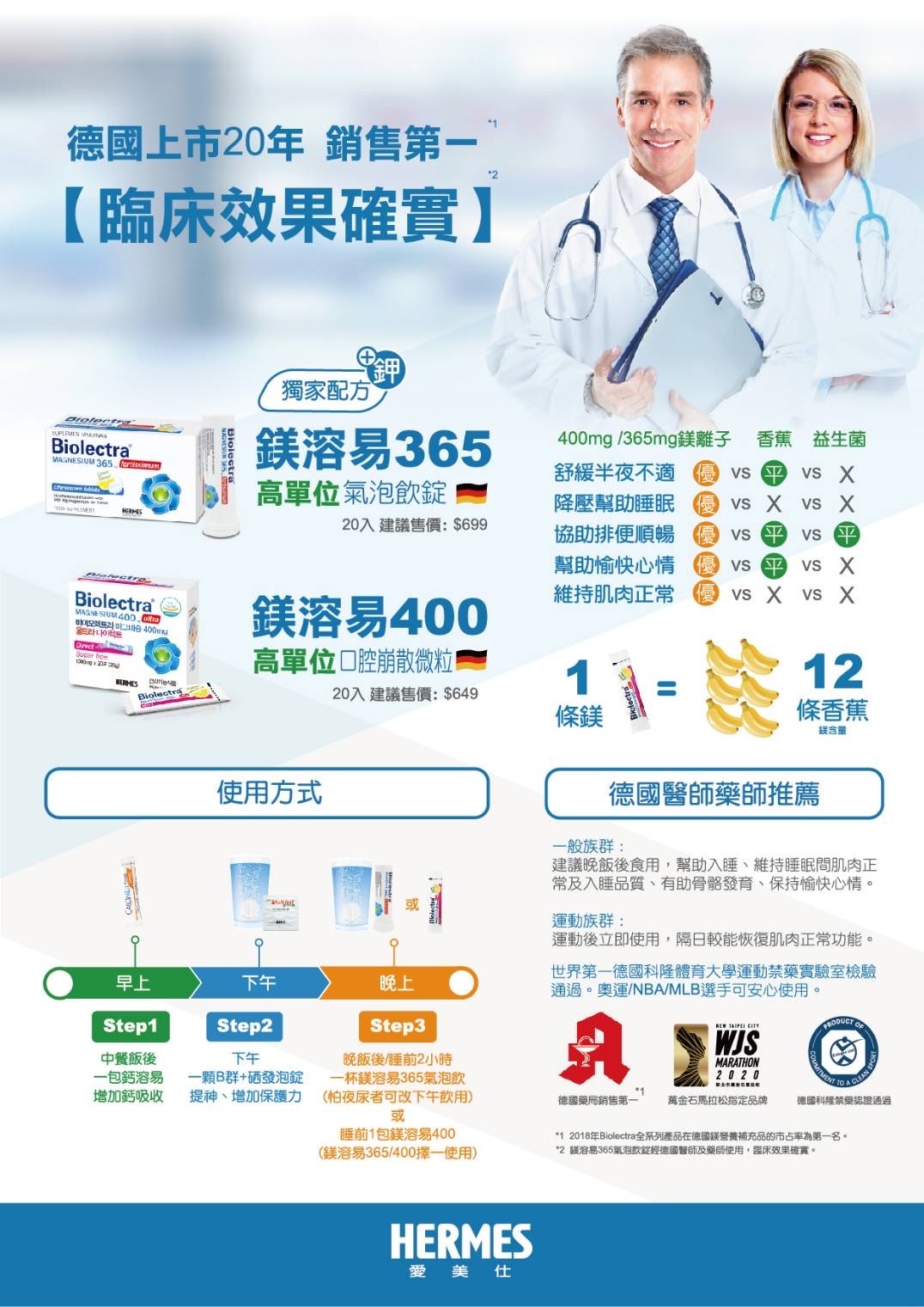 愛美仕舒緩緊繃好迅速【鎂溶易】 365毫克 氣泡飲錠-20錠