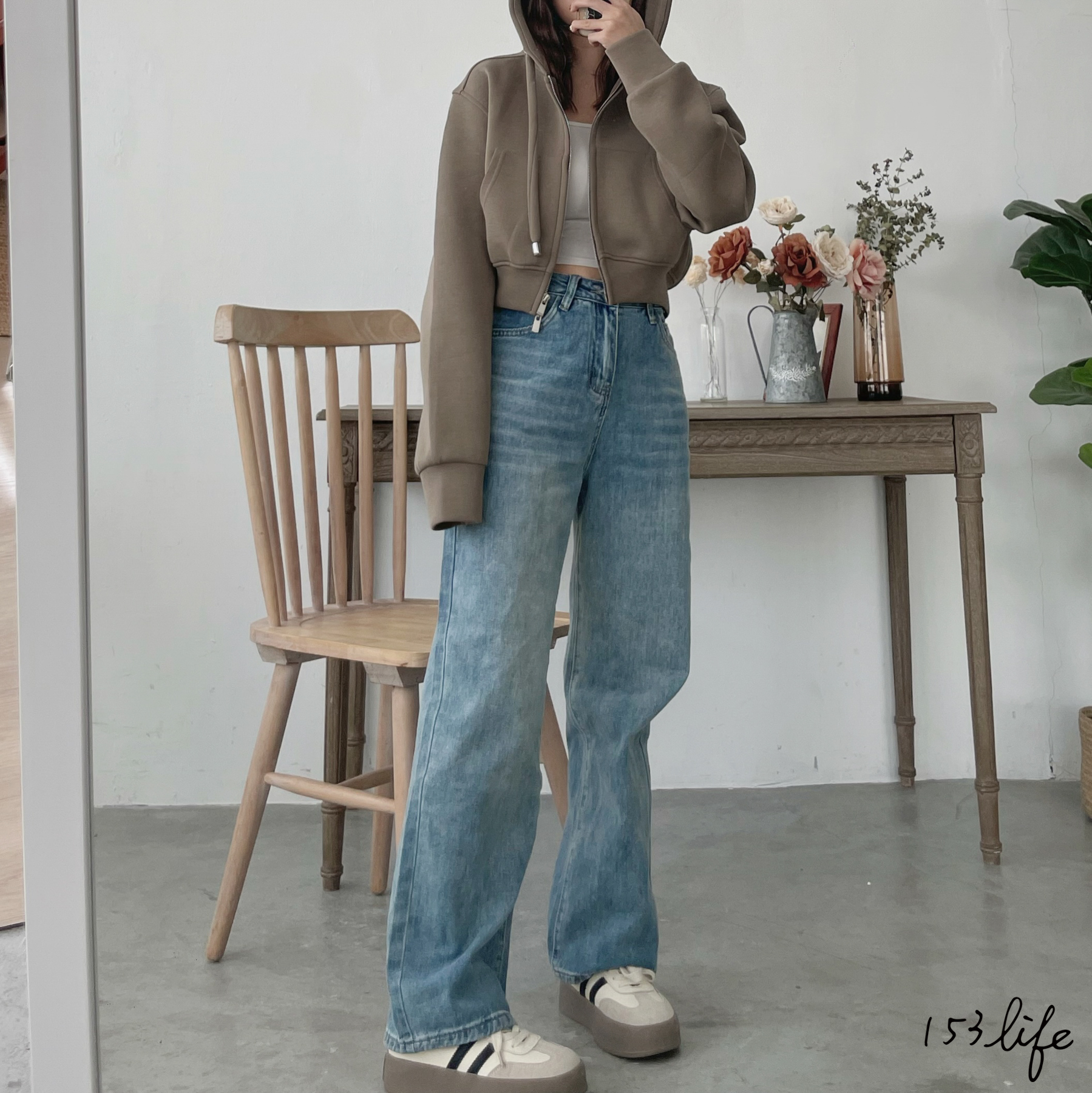 |現貨|小個子的⭕️長腿褲! 柔軟寬鬆修身牛仔長褲 XXS-L (九分款/長款)