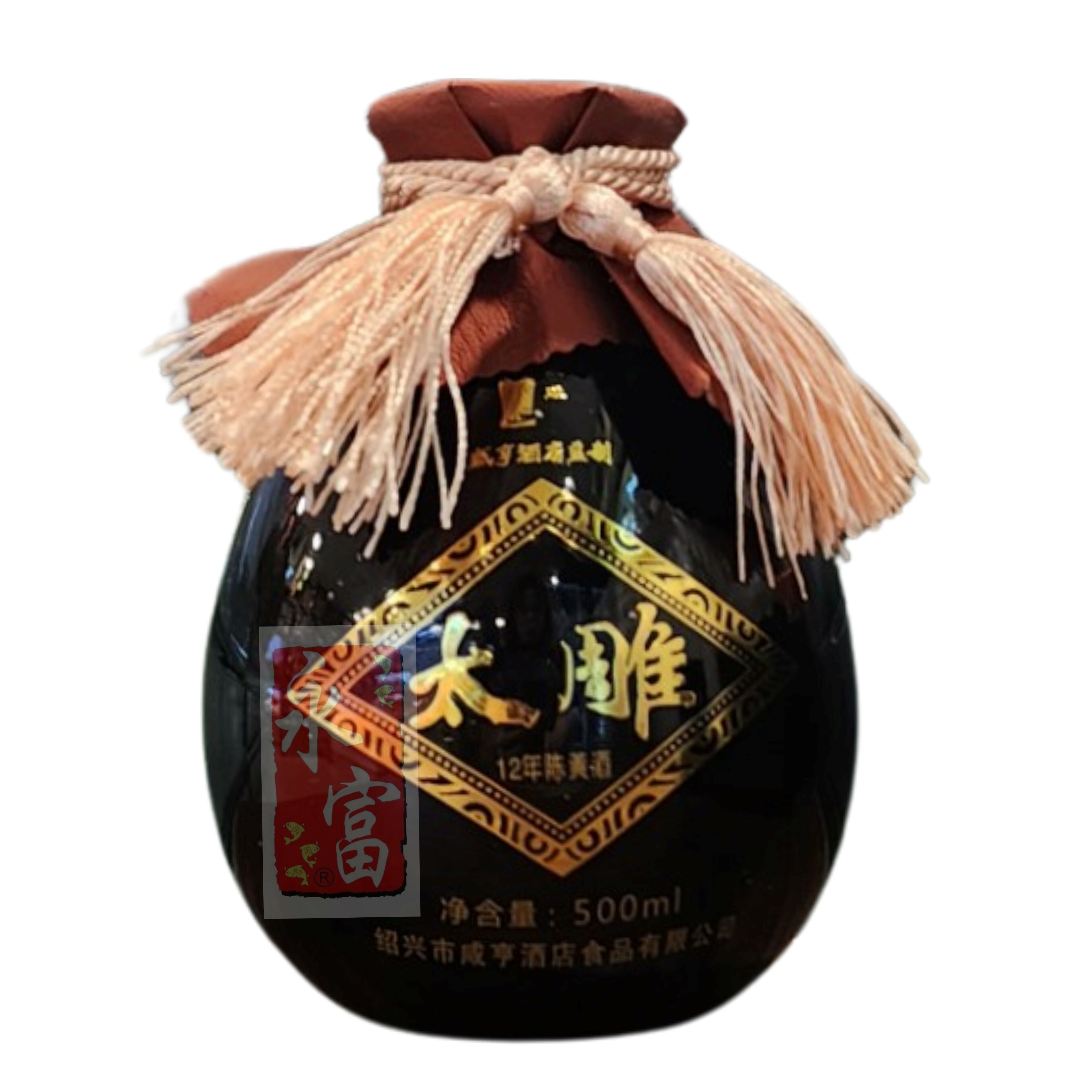 咸亨酒店太雕酒十二年陳 (黑瓷瓶 )