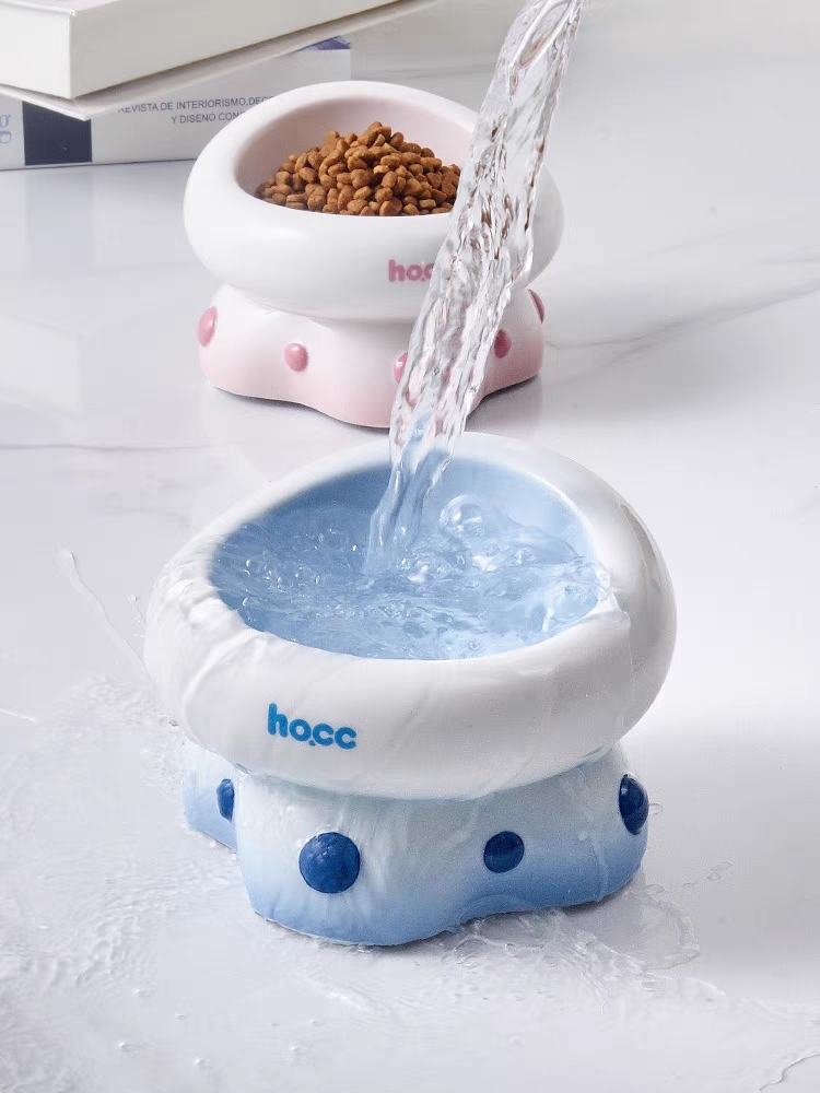 HOCC陶瓷碗 草莓啵啵碗 椭圆圆点