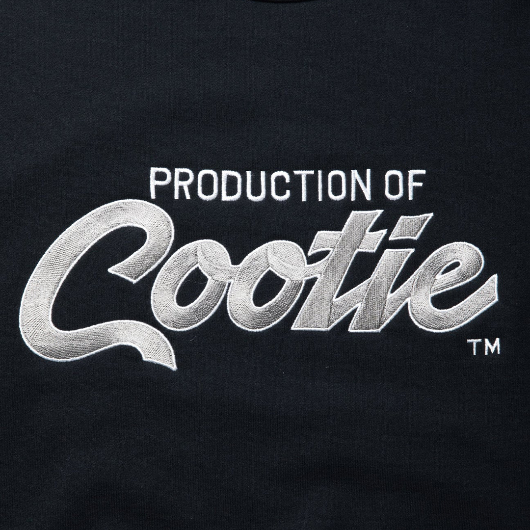 COOTIE PRODUCTIONS 23F/W EMBROIDERY SWEAT CREW (PRODUCT