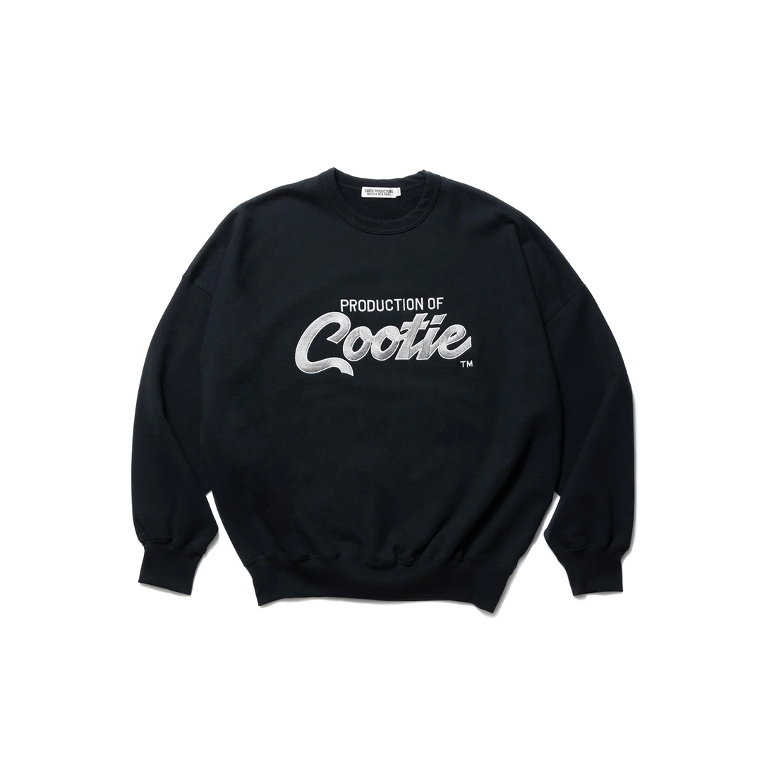 COOTIE PRODUCTIONS 23F/W EMBROIDERY SWEAT CREW (PRODUCT