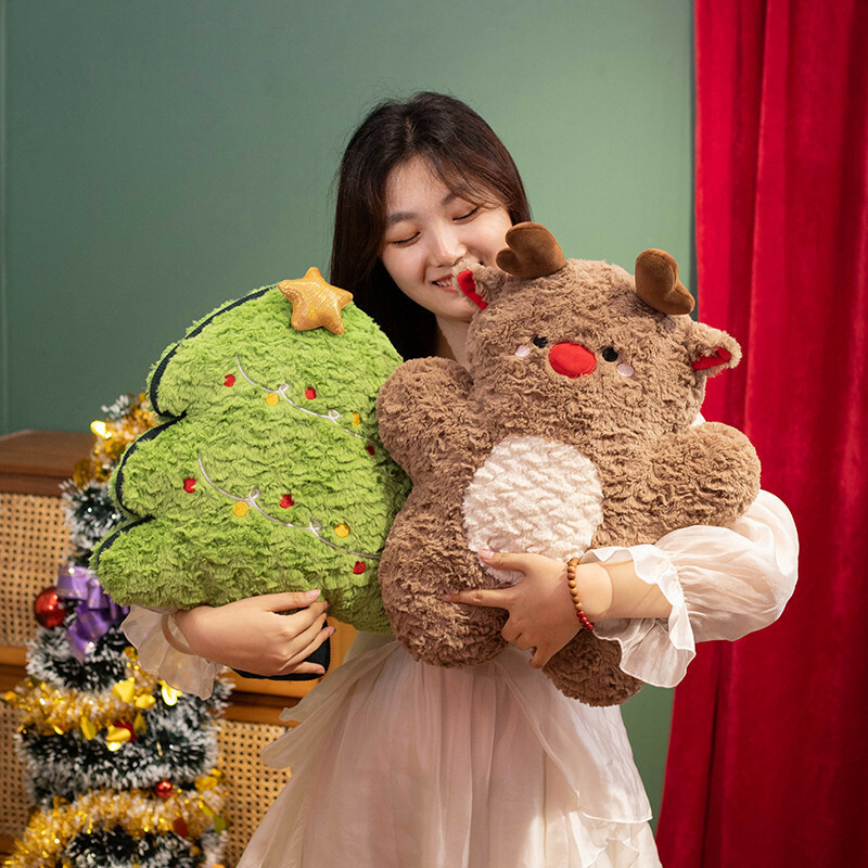 《3071》聖誕系列毛絨靠枕抱枕